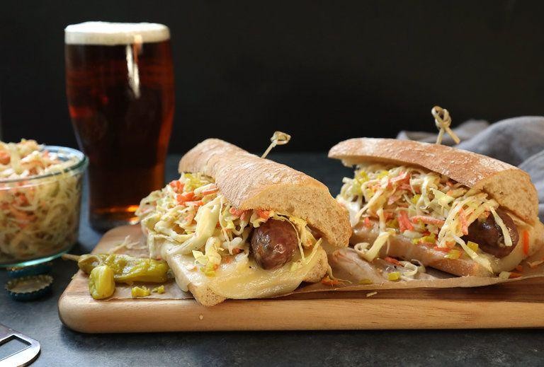 Vienna Sausage and Coleslaw Sandwiches