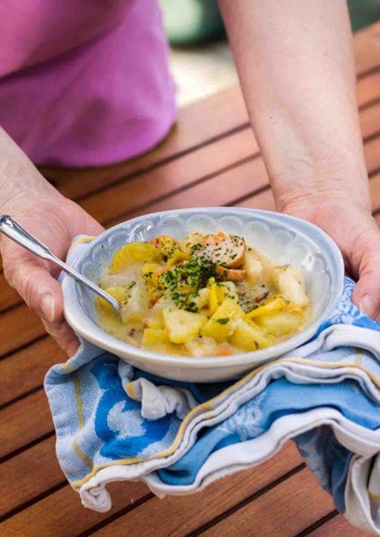 Vienna Sausage and Dumpling Stew