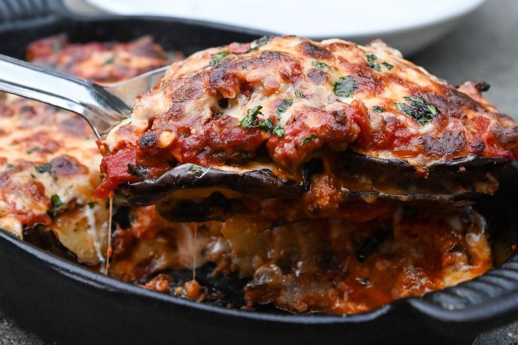 Vienna Sausage and Eggplant Parmesan