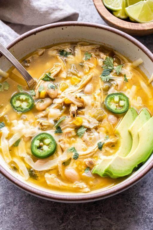 White Chicken Chili with Green Chilies