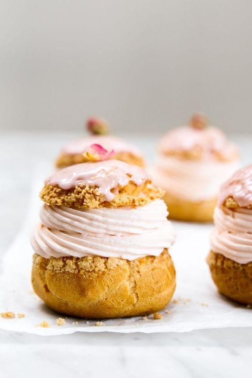 White Chocolate Ganache Choux